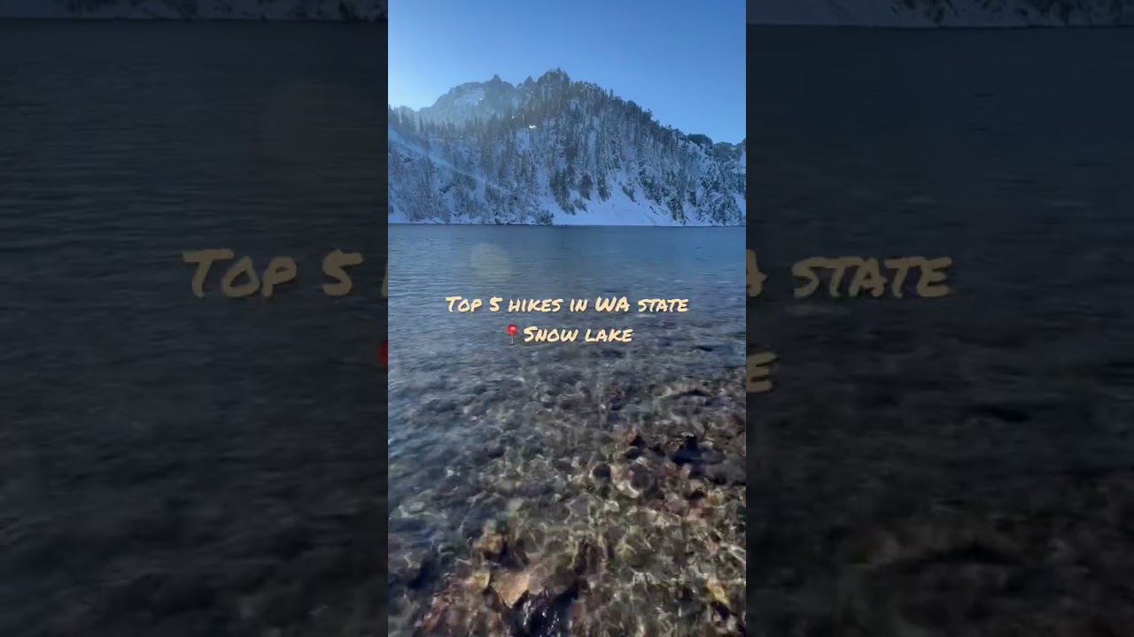 Snow Lake trail North Bend Washington 