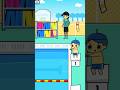 ハンデ付きの水泳 💦 [ロボット中学生] #ゲーム #スマホゲーム #shorts