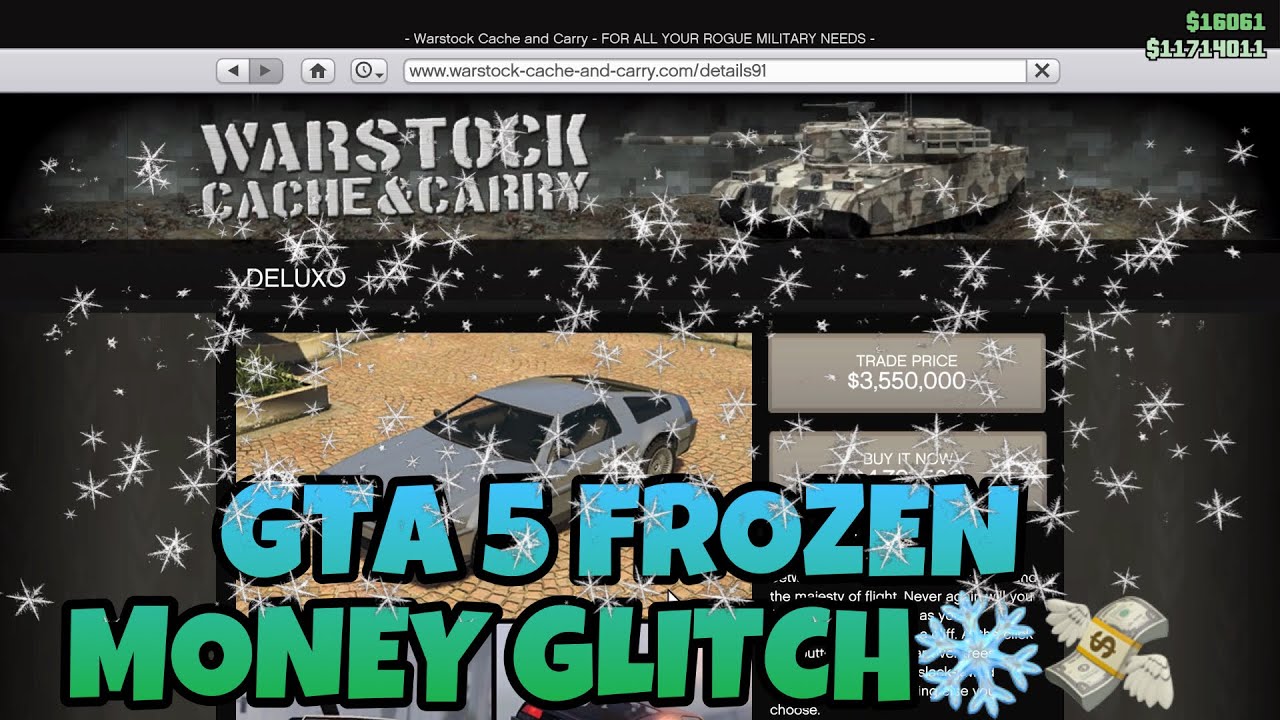 GTA 5 Frozen Money Glitch ❄ 💸.