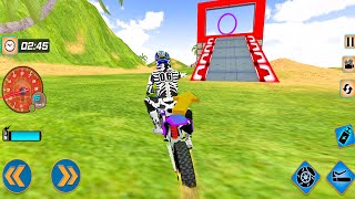 Fearless Beach Bike Stunts Rider Game | Bike Beach Racing Game | MotorBike Games - Gameplay 3D screenshot 5
