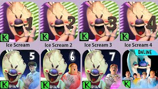 Ice Scream,Ice Scream 2,Ice Scmream 3,Ice Scream 4,Ice Scream 5,Ice Scream 6,Ice Scream: United