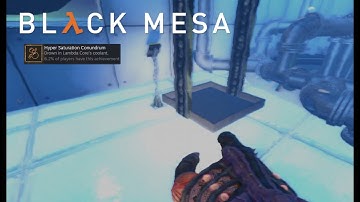 Black Mesa - How To Unlock The Hyper Saturation Conundrum Achievement!