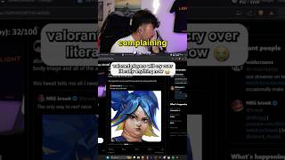 Valorant Players Crying Over A Fat Video Game Character 😭 #valorant