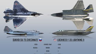 Sukhoi Su-75 'Checkmate' vs F 35 Lightning-II