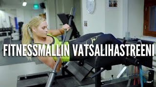 Fitnessmallin Vatsalihastreeni - Sara Nikulainen Tikis.fi
