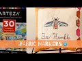 Fabric Markers by Arteza, A Free-Motion Project, Sew with Me
