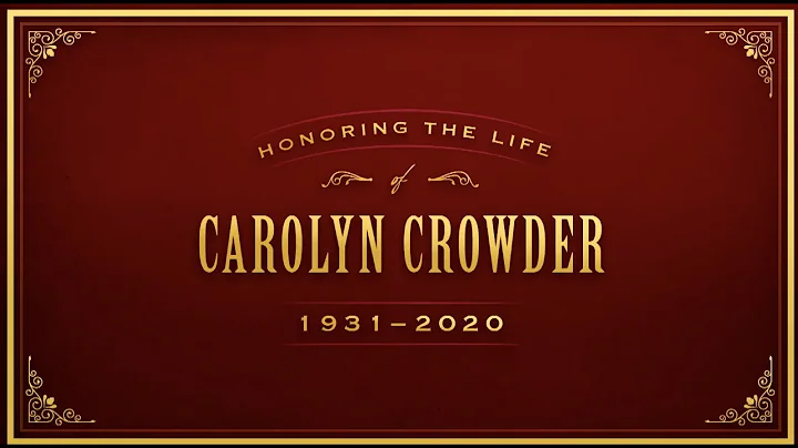 Funeral Service for Carolyn Crowder