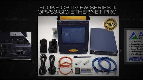Fluke Optiview Series III OPVS3-GIG Ethernet PRO