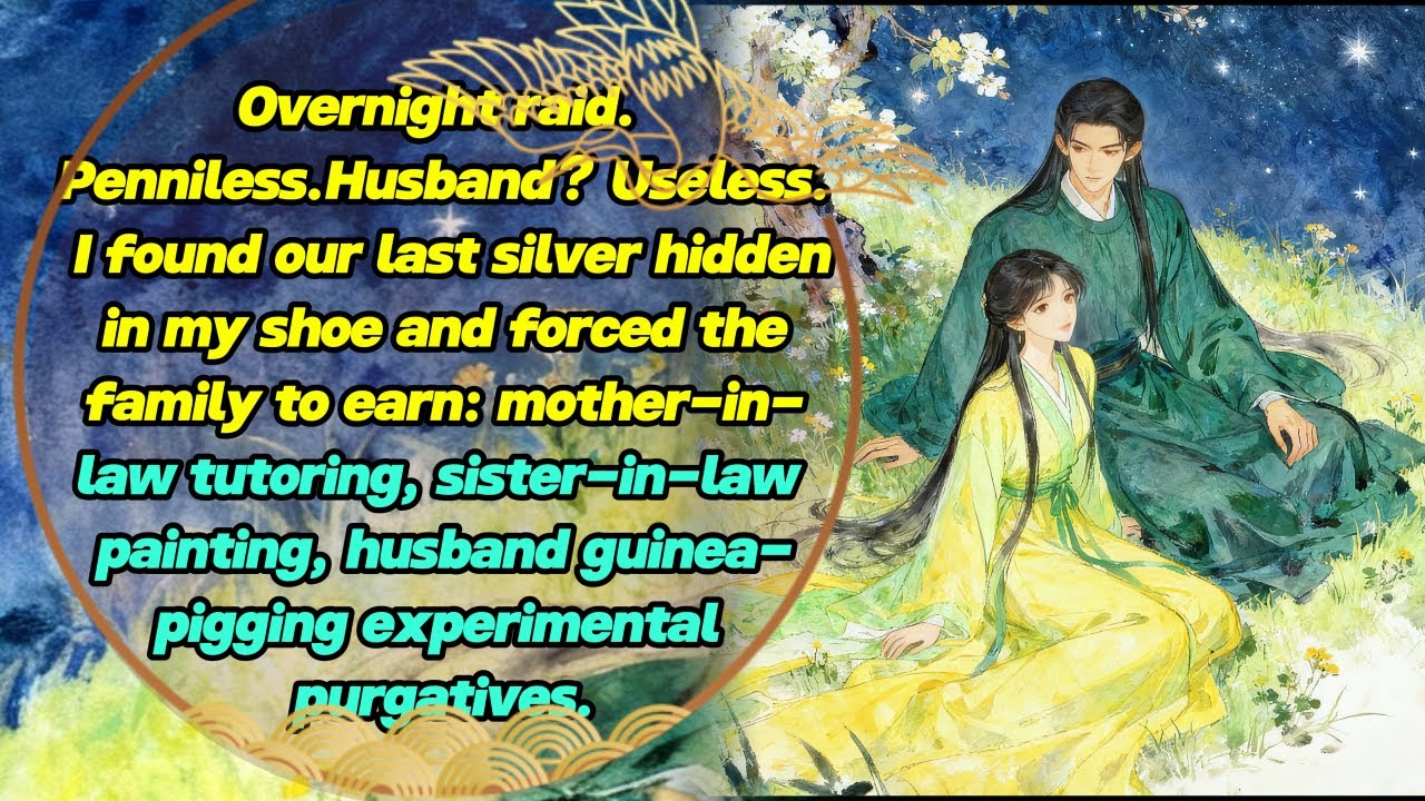 Overnight raid. Penniless.Husband? Useless. I found our last silver hidden in my shoe