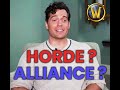 Henry Cavill Horde or Alliance? World of Warcraft