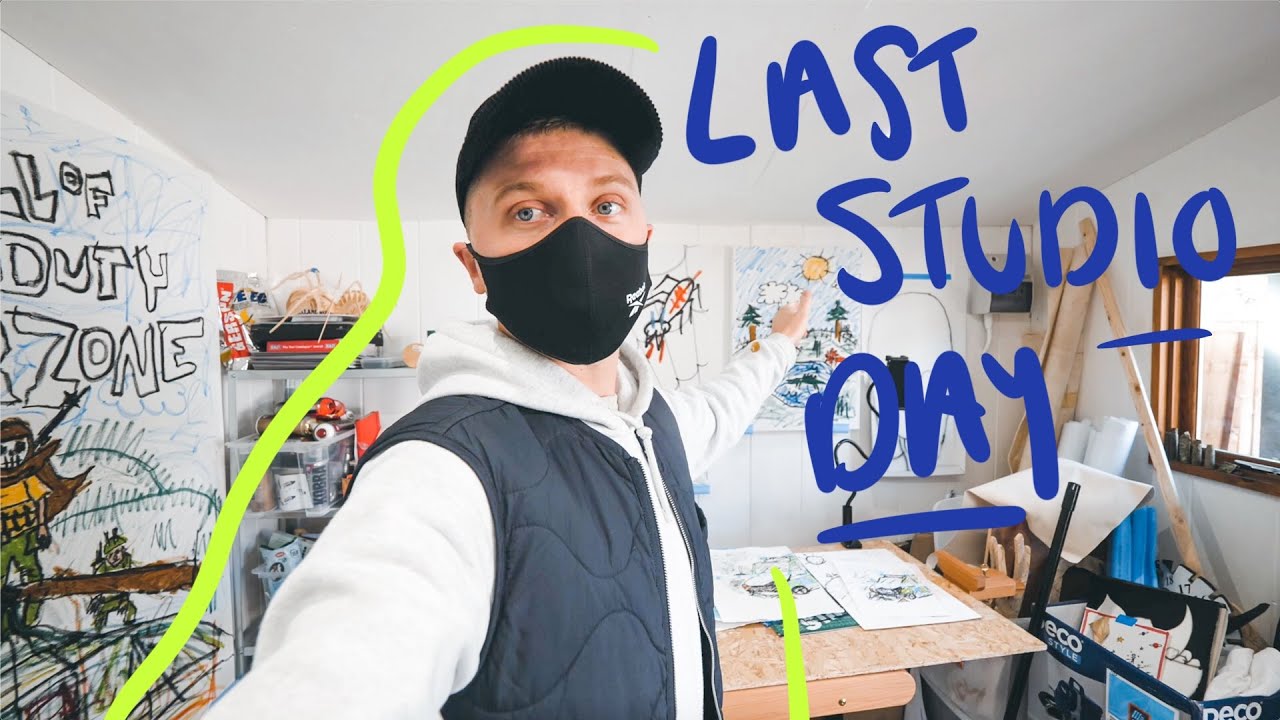 Last Days Rapper Studio LAST DAY IN THE ART STUDIO👨🎨🎨 - YouTube