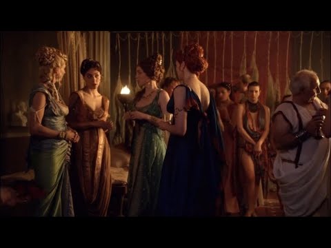 Illthyia Haunted By Licinias Death | Chaos Brews at Numerius’ Party | Spartacus S1 E10 | 4K
