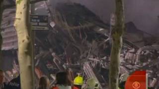 Dramatic Building Collapse on Tape