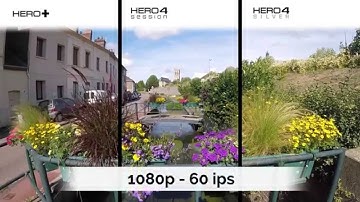 Comparatif GoPro HERO4 Session, Silver et HERO+ Lcd