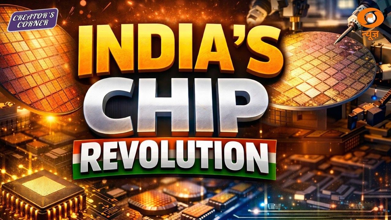 India’s Semiconductor Revolution: From Mobile Phones to Missiles | Creator’s Corner | DD News