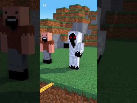 HELP Herobrine Move a Mountain VS Entity VS Notch #herobrine #minecraft #shorts #saitama