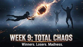 NFL Week 9: Winners, Losers, & the Chaos Nobody Saw Coming! 