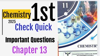 New 1st year Chemistry | Chapter 13 | Halogens || Quick check || Most important 