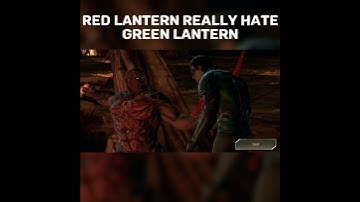 Red Lantern Really Hate Green lantern #shorts #greenlantern