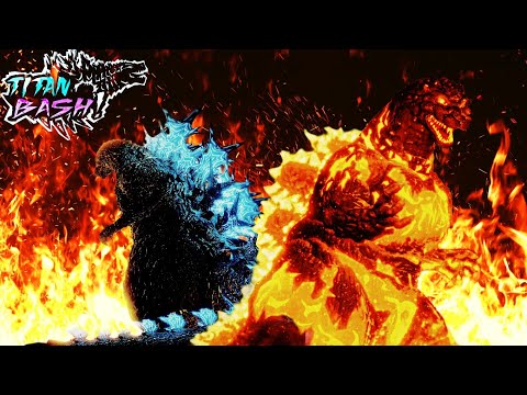 LET'S PLAY HEISEI GODZILLA AND GODZILLA MINUS ONE IN NEW TESTING PLACE!!!|Titan Bash Testing