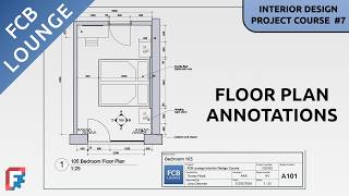 FreeCAD BIM Interior Design Course #7 – Floor Plan Annotations