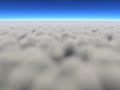 Volumetric clouds with exponential sampling