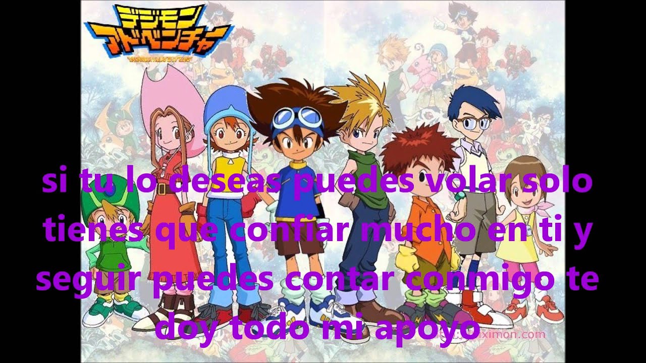 Digimon Adventure Opening 1 En Español Latino Con Letra YouTube Digimon Adventure Opening 1 En Español Latino Con Letra YouTube