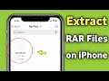 Iphone  how to open rar files on iphone extract rar