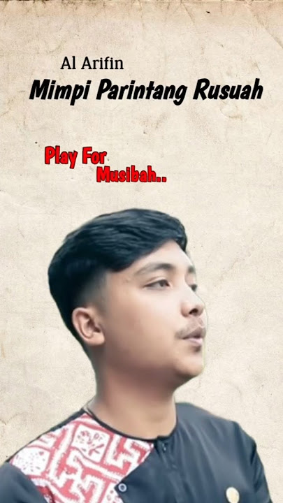 al arifin - Mimpi Parintang Rusuah #lyrics #viral #shorts #short