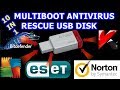 Multi boot Antivirus Rescue USB Disk