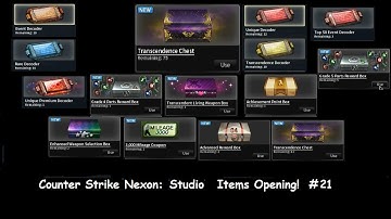 [CSNS/CSNZ] Counter Strike Nexon: Studio Items Opening #21