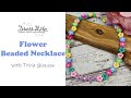 Beaded Flower Necklace