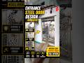 Entrance door steel new design #myvoice #steelfabrication #moderngate #moderndoors #ytshorts