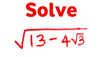 A beautiful square root simplification | Math Olympiad | Math with Bipro