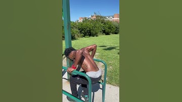 Here’s a new way to try your dips on the parallel bars