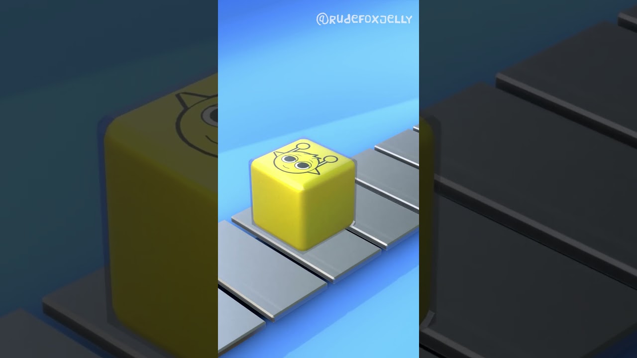 Строим блоки Sprunki на конвейерной ленте (челлендж) 