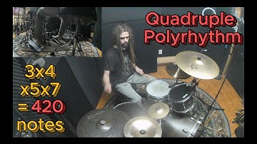 Quadruple Polyrhythm | 3x4x5x7 = 420