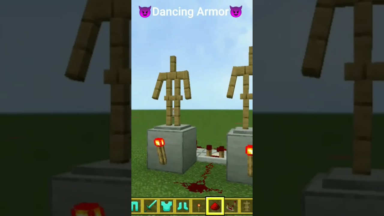 Dancing Armor in Minecraft like and subscribe comment funny short video 😂📸🤣😂🖕🤠🎥🚗🎥😈🦾