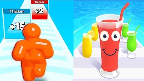 Juice run vs tall man run game android,iOS gameplay walkthrough| JellytvBook