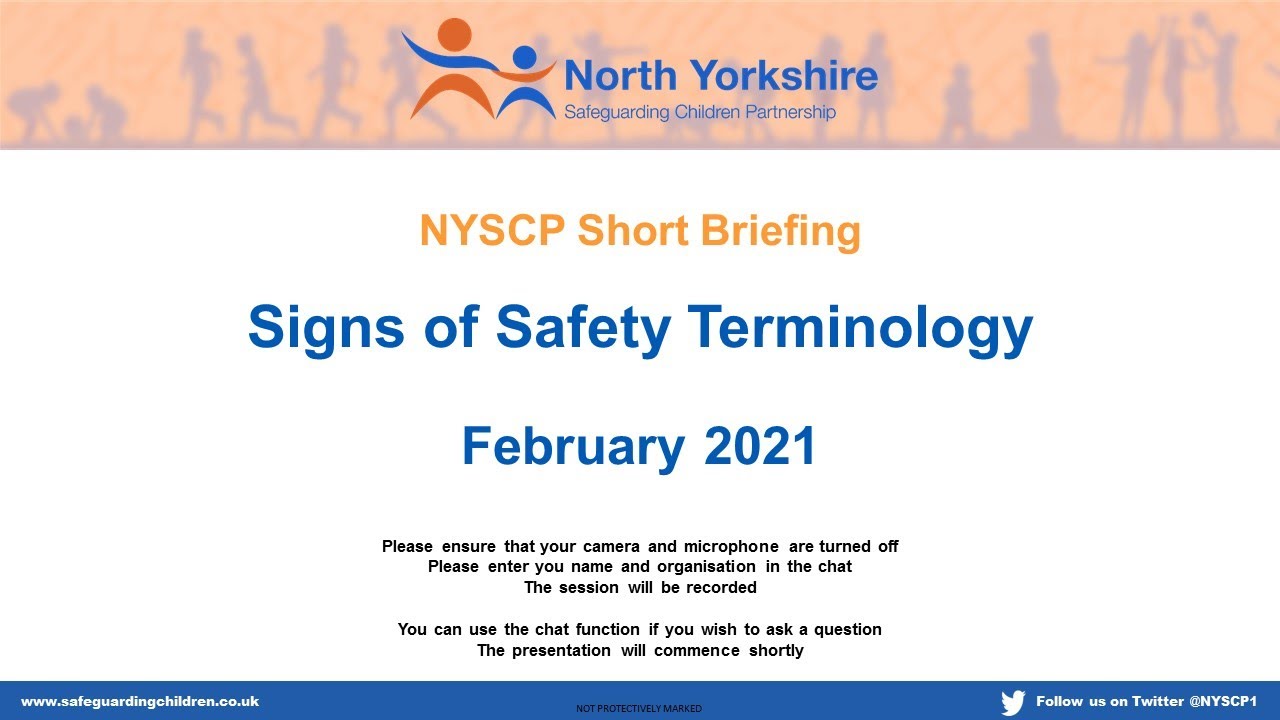 Signs of Safety Terminolgy YouTube