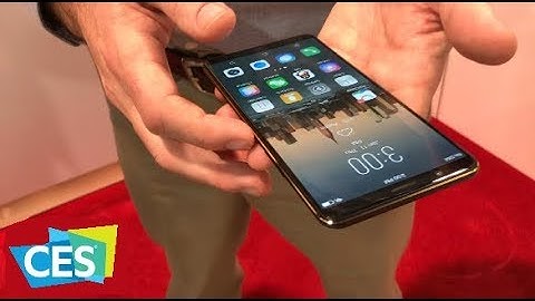 Vivo Phone with In-Screen Fingerprint Scanner by Synaptics - CES 2018