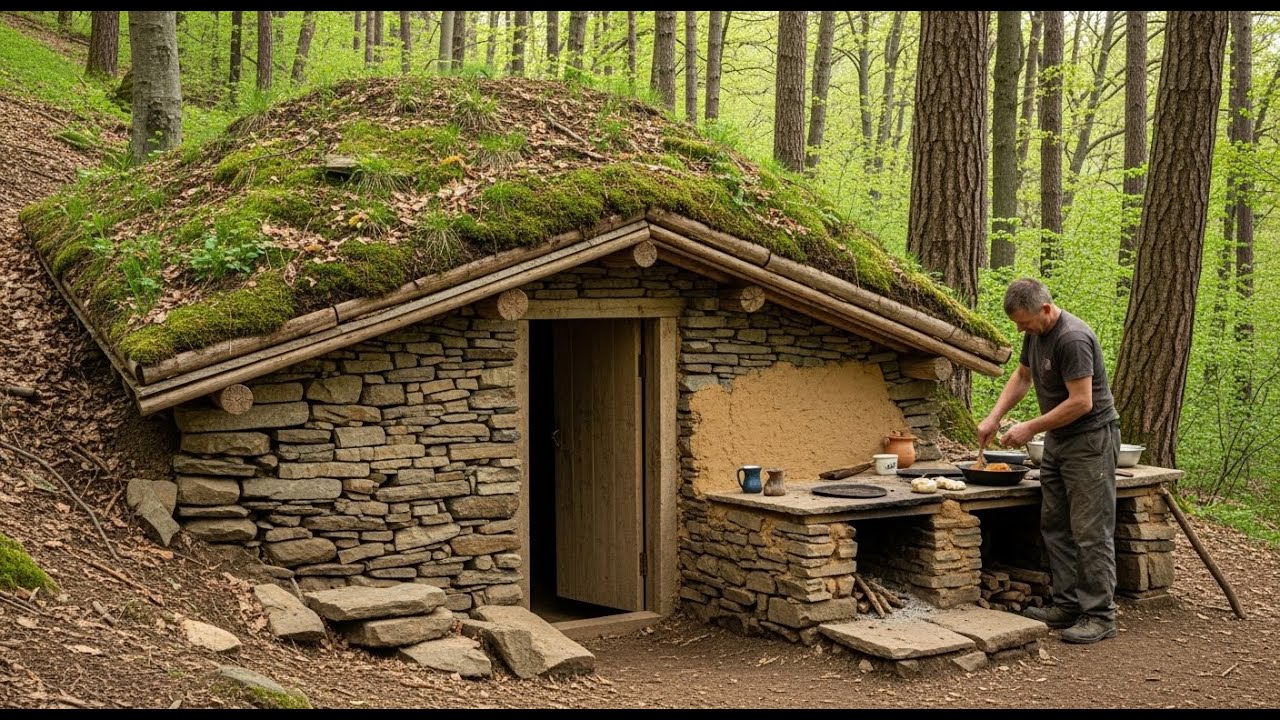 30-Tage-Überlebenschallenge im Amazonas-Regenwald: Bau eines sicheren und warmen Unterschlupfs