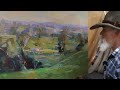 Rural Morning Country Australia | Oil Painting Tonalism Colourist | Atmospheric - Lineal Perspective