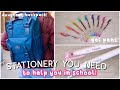 STATIONERY TO USE TO SUCCEED IN HIGH SCHOOL! FT. NEW DOUGHNUT SKY SERIES & JETPENS