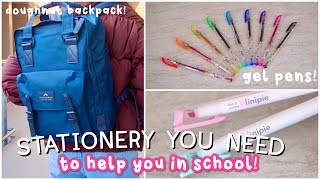 STATIONERY TO USE TO SUCCEED IN HIGH SCHOOL! FT. NEW DOUGHNUT SKY SERIES & JETPENS