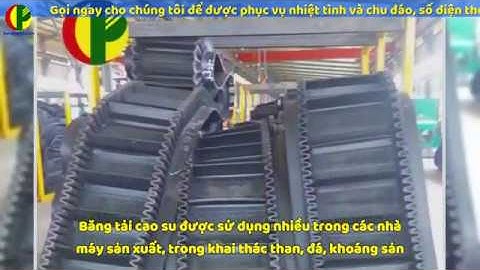 Băng Tải Cao Su - Các Loại Băng Tải Cao Su Phổ Biến Nhất
