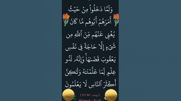 سورة يوسف الآية 62 #سورة_يوسف #ايات_قرانيه_قصيره #القران_الكريم #سورة_يوسف