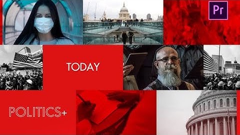 News Intro | Premiere Pro template + News Music