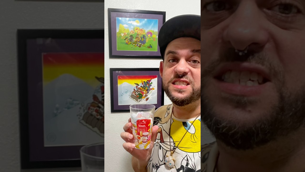 I got a MCDONALDS collectors cup! 