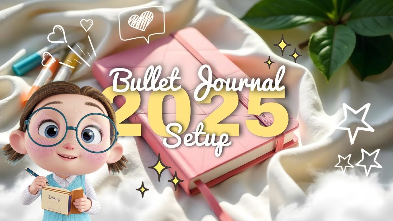 2025 Bullet Journal Setup🌸✨ | Plan with me | Ideas for Bujo beginners |
